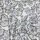 Power Net Lycra Fabric Mystic Fortune Teller All Seeing Eye Goth Stretch Spandex