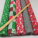 300m Xmas Polycotton Fabric Christmas 45" Wholesale Job Lot