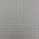Duck egg Dogtooth houndstooth heavy cotton fabric - by the metre