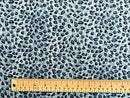 100% Cotton Poplin Fabric - Animal Leopard Spots 45", Grey