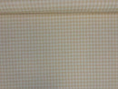 Beige/Gold Houndstooth Cotton Vintage Fabric