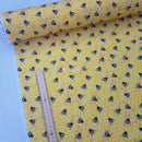 27m Wholesale Rose & Hubble Fabric Bee Poplin Cotton Honeycomb Dress 45" Yellow