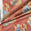 Anna French Kasbah Blue Floral Vintage Cotton Fabric 54, Spice Red - Bull Ring Fabrics