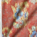 Anna French Kasbah Blue Floral Vintage Cotton Fabric 54, Spice Red - Bull Ring Fabrics