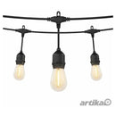 Artika Solar String Lights 20 LED 12.8m Patio Garden Outdoor Bar Remote USB-C - Bull Ring Fabrics