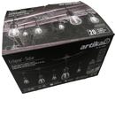Artika Solar String Lights 20 LED 12.8m Patio Garden Outdoor Bar Remote USB-C - Bull Ring Fabrics