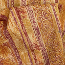 Autumn Excalibur Harlequin Printed Vintage Cotton Fabric 140cm, Orange - Bull Ring Fabrics