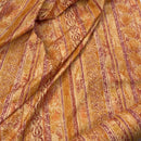 Autumn Excalibur Harlequin Printed Vintage Cotton Fabric 140cm, Orange - Bull Ring Fabrics