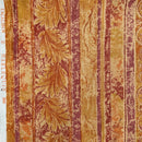 Autumn Excalibur Harlequin Printed Vintage Cotton Fabric 140cm, Orange - Bull Ring Fabrics