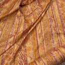 Autumn Excalibur Harlequin Printed Vintage Cotton Fabric 140cm, Orange - Bull Ring Fabrics