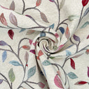 Beaufort Floral Leaves Tapestry Upholstery Curtain Fabric 140cm - Bull Ring Fabrics