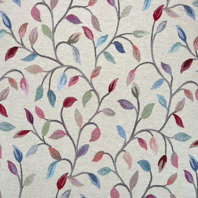 Beaufort Floral Leaves Tapestry Upholstery Curtain Fabric 140cm - Bull Ring Fabrics