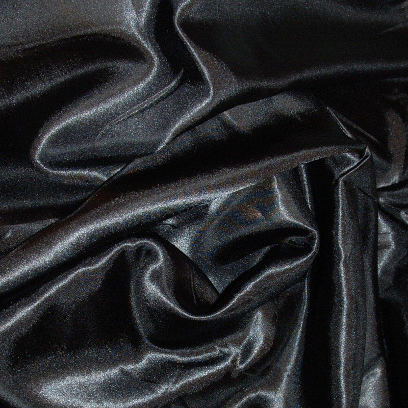 Black Halloween Satin Fabric Dress Costumes Draping Party Backdrops Spooky 60" - Bull Ring Fabrics