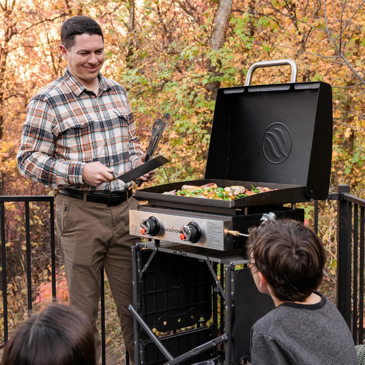 Blackstone 22" Table Top BBQ Gas Griddle Outdoor Portable Grill - Bull Ring Fabrics