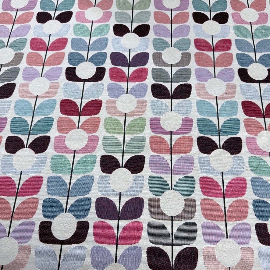 Bloom Blossom Abstract Floral Tapestry Upholstery Fabric 140cm - Bull Ring Fabrics