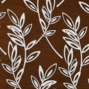 Blue Floral Upholstery Fabric Material Brocade Curtain Roman Blinds Brown, 140cm - Bull Ring Fabrics