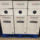 Brabantia 60L Laundry Bin White | Quick-Drop Lid | Removable Cotton Bag - Bull Ring Fabrics
