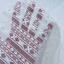 Bridal Lace Guipure Organza Lace Tabula Dress Fabric, Cream - Bull Ring Fabrics