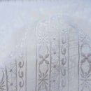 Bridal Lace Guipure Organza Lace Tabula Dress Fabric, Cream - Bull Ring Fabrics