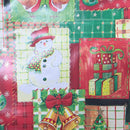 Christmas Oilcloth PVC Multi Patchwork Xmas Tablecloth Fabric - Bull Ring Fabrics