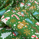 Christmas PolyCotton Fabric Xmas Crafts Material 45" - Bull Ring Fabrics