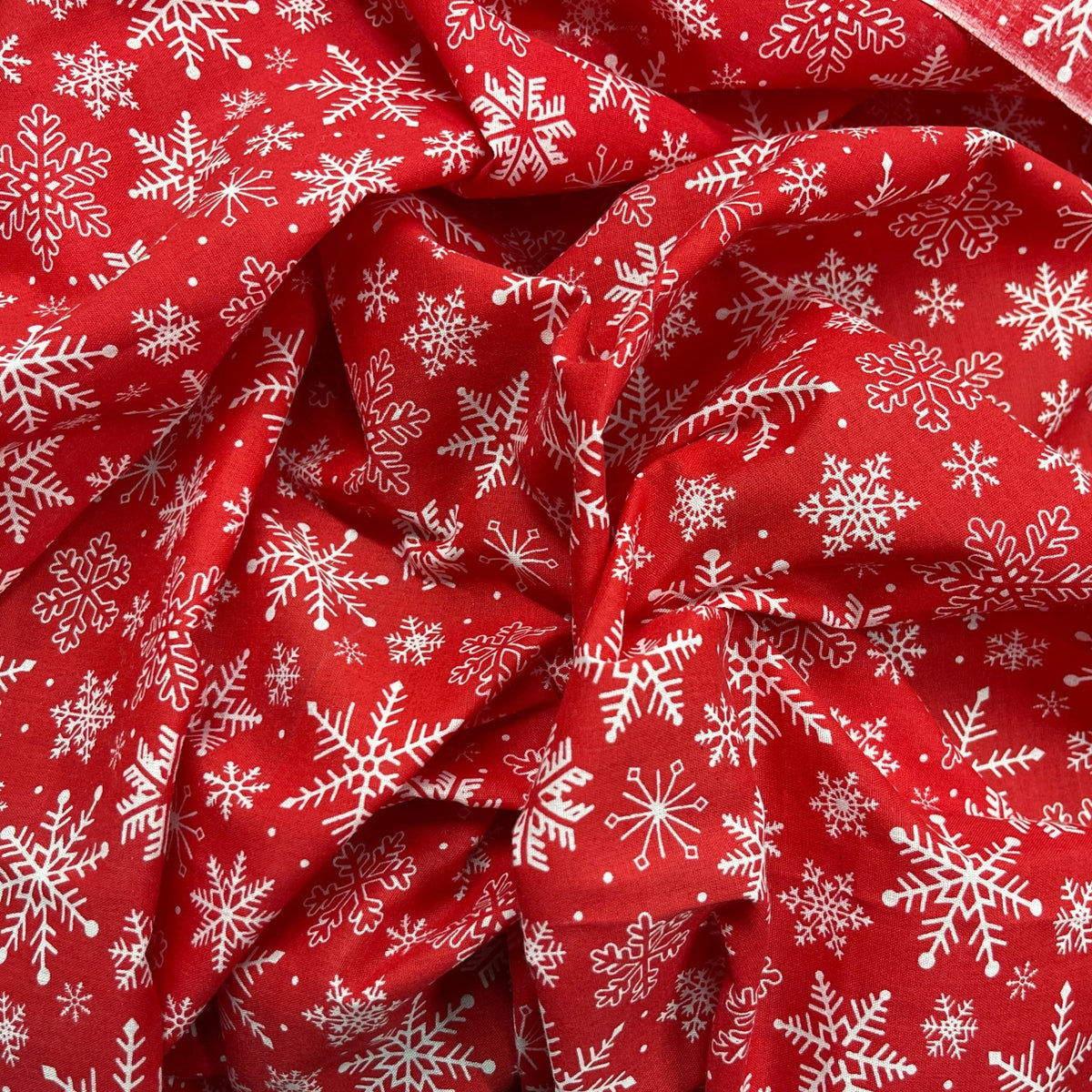 Christmas PolyCotton Fabric Xmas Crafts Material 45" - Bull Ring Fabrics