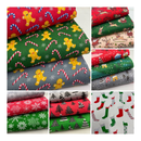 Christmas PolyCotton Fabric Xmas Crafts Material 45" - Bull Ring Fabrics