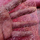 Cobweb Mesh Soft Tulle Fabric Dressmaking 60" Cerise/Gold - Bull Ring Fabrics