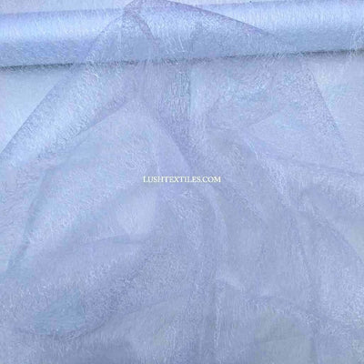 Cobweb Mesh Soft Tulle Fabric Dressmaking 60" White - Bull Ring Fabrics
