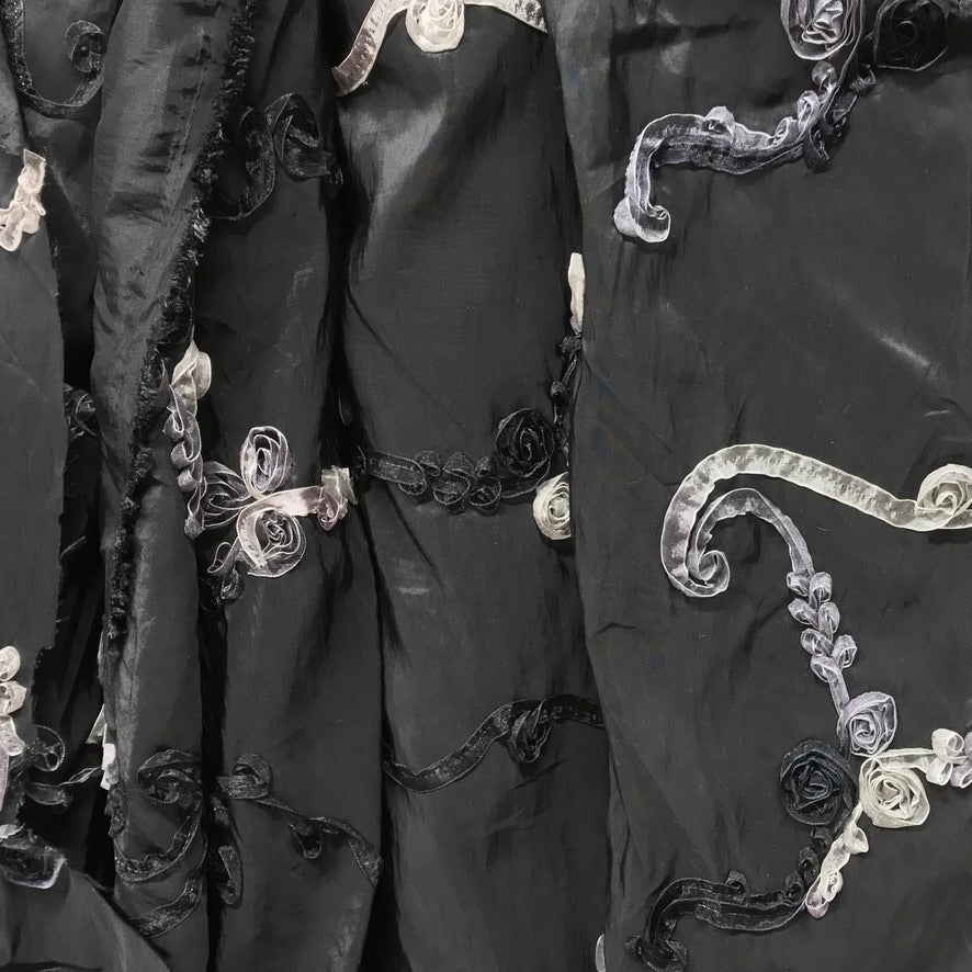 Coco Ribbon Organza Floral Taffeta Fabric - Bull Ring Fabrics