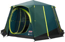 Coleman Tent Octagon 8 Man Festival Dome Tent Blackout Camping XL Tent GREEN - Bull Ring Fabrics