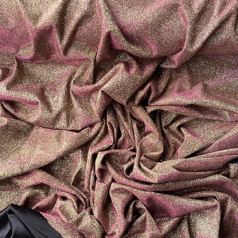 Moonlight Glitter Sparkling Jersey Party Dress Fabric 54”