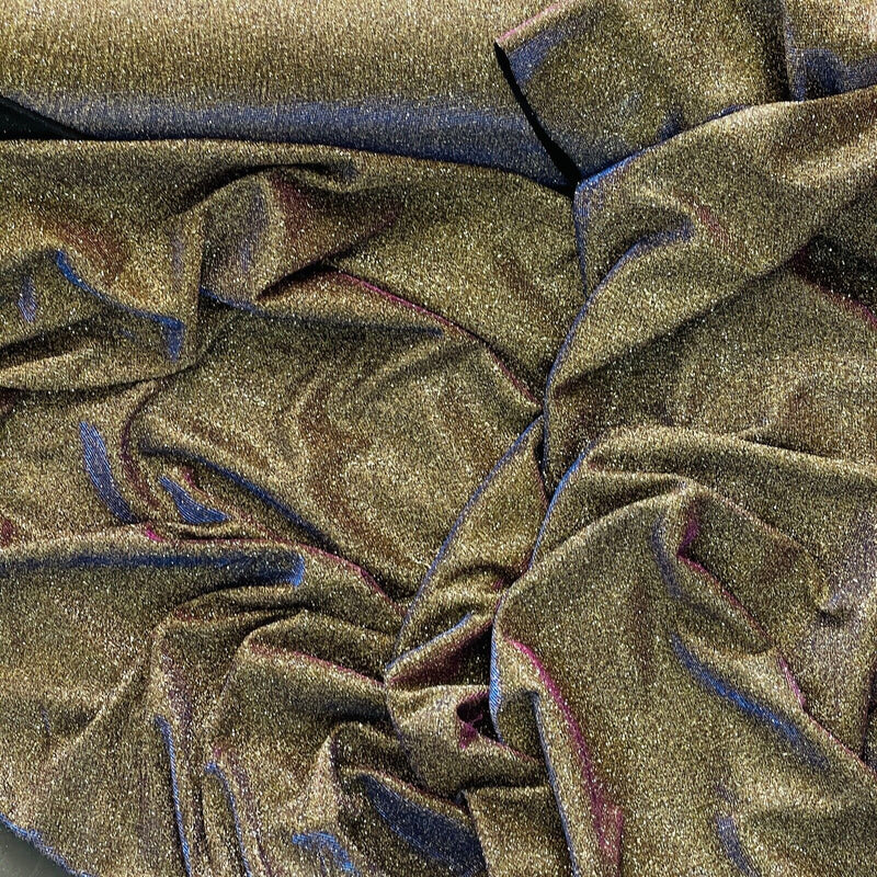 Moonlight Glitter Sparkling Jersey Party Dress Fabric 54”