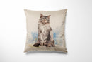 Cushion Bag Panels Animals Linen Fabric Kitten Dogs Rabbit Hare Peacocks 18x18" - Bull Ring Fabrics