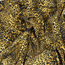 Dark Leopard Spots 100% Cotton Poplin Fabric Rose & Hubble Animal Print - Bull Ring Fabrics