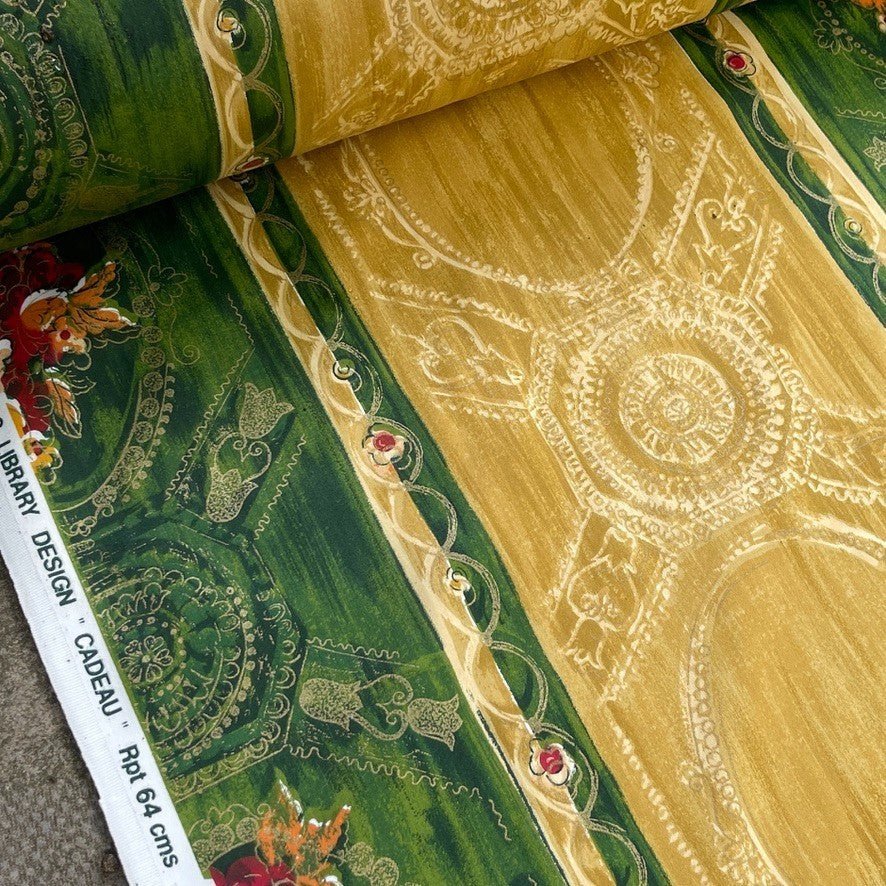 Designer Cotton Printed Fabric Designs Curtain Upholstery Material Wholesale - Bull Ring Fabrics