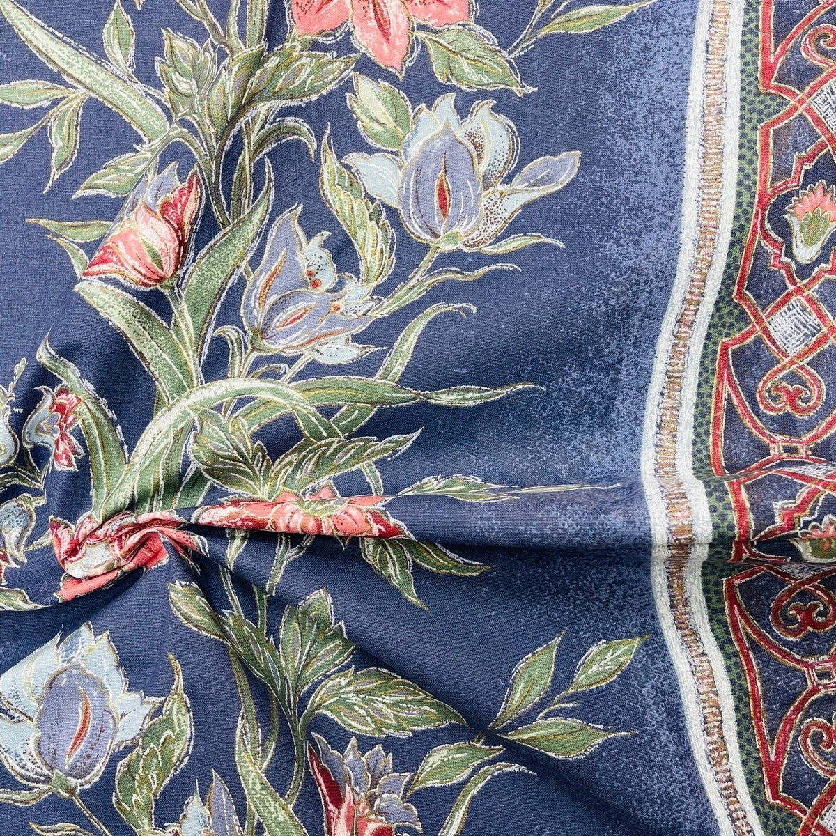 Designer Cotton Printed Fabric Designs Curtain Upholstery Material Wholesale - Bull Ring Fabrics