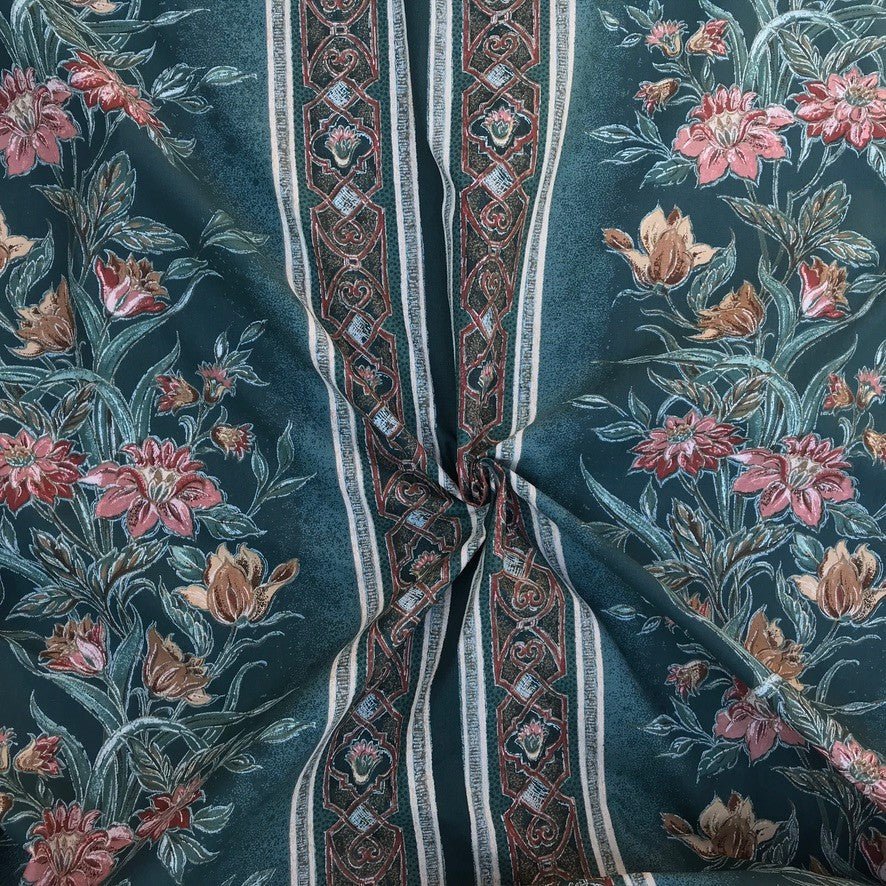 Designer Cotton Printed Fabric Designs Curtain Upholstery Material Wholesale - Bull Ring Fabrics