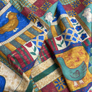 Designer Cotton Printed Fabric Designs Curtain Upholstery Material Wholesale - Bull Ring Fabrics