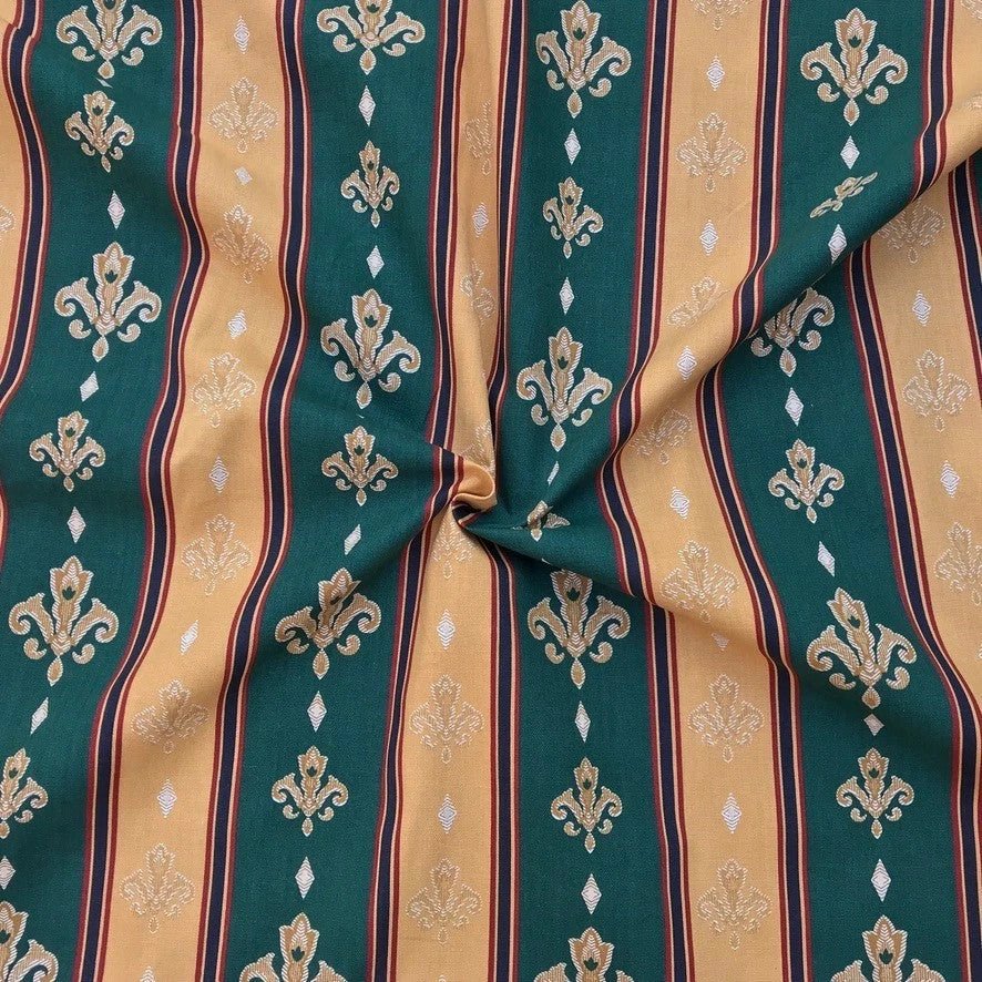 Designer Cotton Printed Fabric Designs Curtain Upholstery Material Wholesale - Bull Ring Fabrics