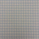 Duck Egg Houndstooth Heavy Cotton Vintage Fabric 54" - Bull Ring Fabrics