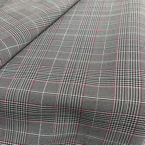 Fashion Tartan Check Polyviscose Dress Fabric 60" - Bull Ring Fabrics