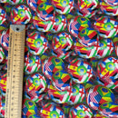 FIFA 2026 World Cup Flags Football 100% Cotton Craft Fabric 54" - Bull Ring Fabrics