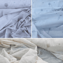 Floral Tulip Cotton Muslin Fabric - Bull Ring Fabrics