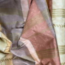 Gabachino Vintage Cotton Print Abstract Fabric 140cm, Gold/Brown - Bull Ring Fabrics