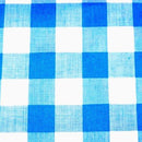 Gingham 1" Poly Cotton Dress Quilting Fabric - Bull Ring Fabrics