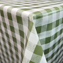Gingham PVC Oilcloth Table Protector Cloth Fabric 140cm Wide - Bull Ring Fabrics