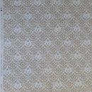 Gold Cotton Print L.Carter LC Damask Warner Fabrics - Bull Ring Fabrics