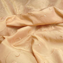 Gold Swirls Embroidery Taffeta Dress Craft Fabric - Bull Ring Fabrics