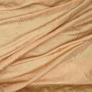 Gold Swirls Embroidery Taffeta Dress Craft Fabric - Bull Ring Fabrics